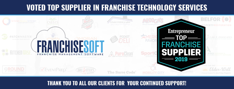 FranchiseSoft rated Top Supplier Franchise Technology